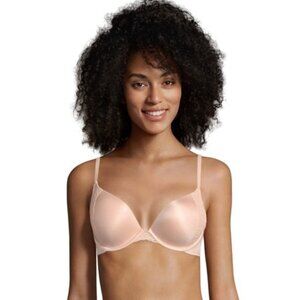 #379 Maidenform Natural Boost Demi T-Shirt Underwire Push-up Bra